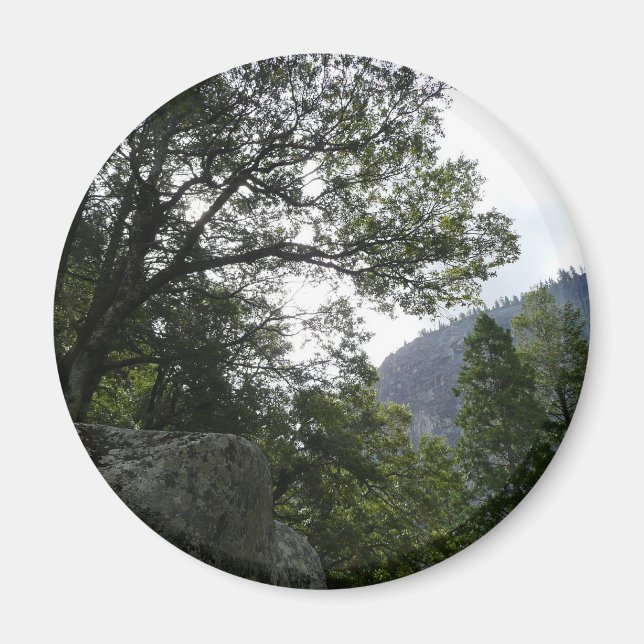 Íman Manhã na trilha para as quedas vernais em Yosemite (Frente)