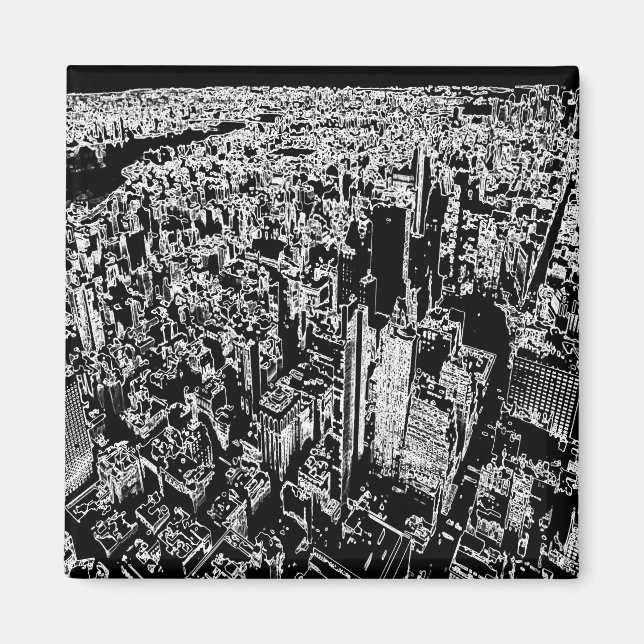Íman Manhattan projetado (Frente)
