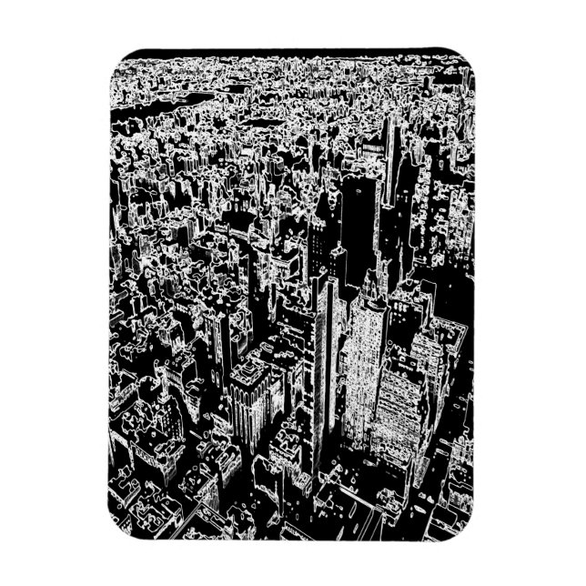 Íman Manhattan projetado (Vertical)