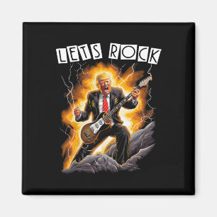 Íman Mania de Música Donald Trump Engraçado Tocando Gui