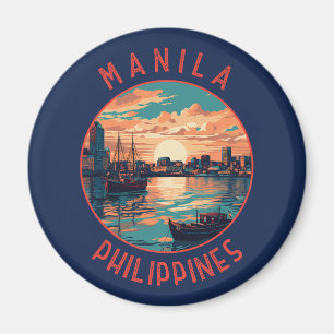 Íman Manila Filipinas - Círculo Retroafresso