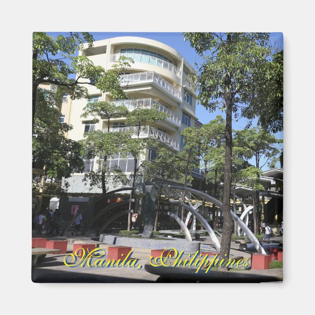 Íman Manila, ímã das Filipinas (Frente)