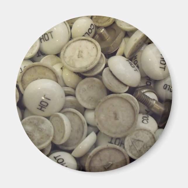 Íman Manípulos de porcelana a quente e a frio (Frente)