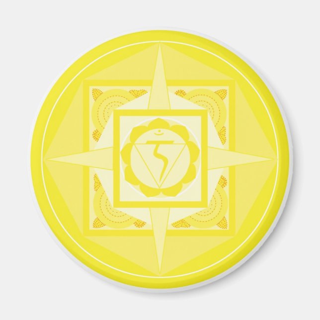 Íman Manipura Chakra Mandala (plexo solar Chakra) (Frente)