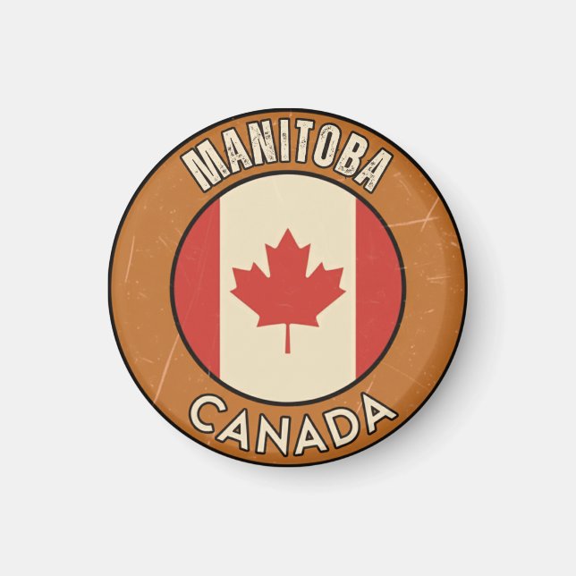 Íman Manitoba Canadá (Frente)