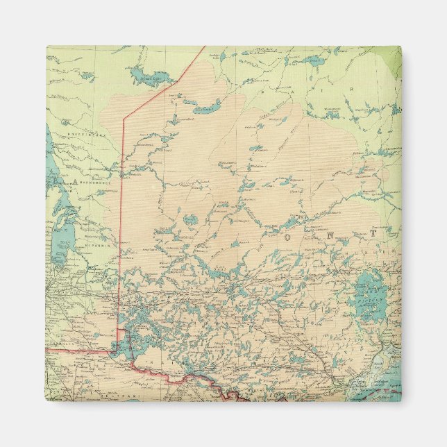 Íman Manitoba e Noroeste Ontário (Frente)