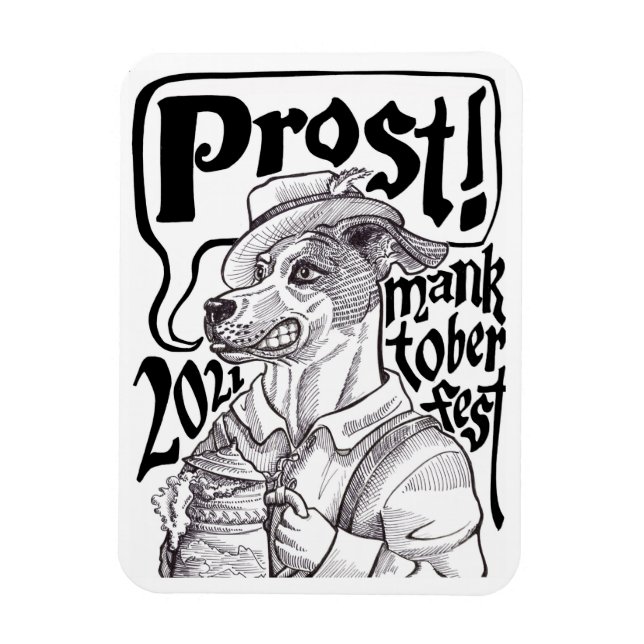 Íman Manktoberfest 21 ímã (Vertical)