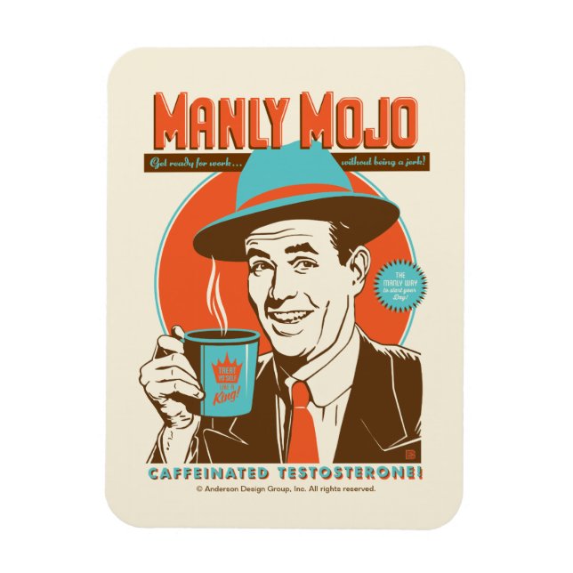 Íman Manly Mojo Coffee (Vertical)