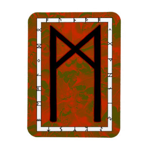 Íman Mannaz Viking Rune Magnet - Humanidade!