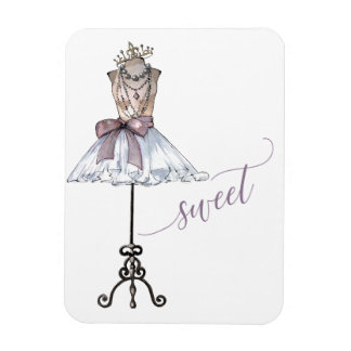 Íman Mannequin "Doce" Whimsical Com Tutu