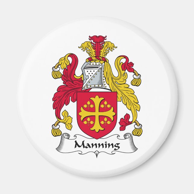 Íman Manning Family Crest (Frente)