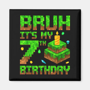 Íman Mano É Meu Jogo de 7º Aniversário Xel 7 Anos de Id