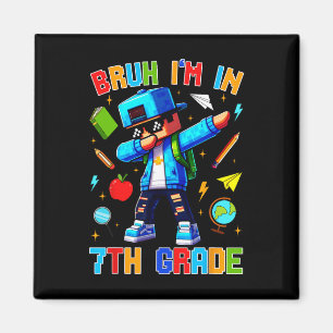 Íman Mano Eu Estou No 7º Ano Dabbing Divertido Gamer Ck