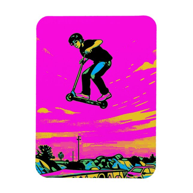 Íman Manobra de Alta Voada - Piloto de Scooter (Vertical)