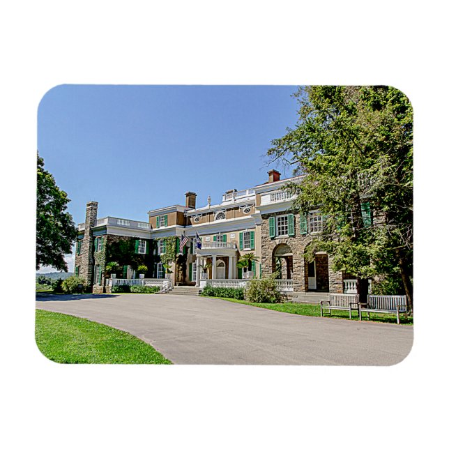 Íman Mansão do Presidente Franklin D. Roosevelt (FDR) (Horizontal)