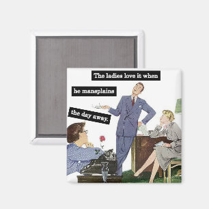 Íman Mansplating Boss Back in the Office Vintage Style