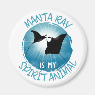 Íman Manta Ray É Meu Animal Espirituoso