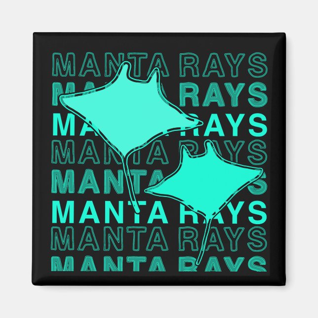 Íman Manta Ray Magnet (Frente)