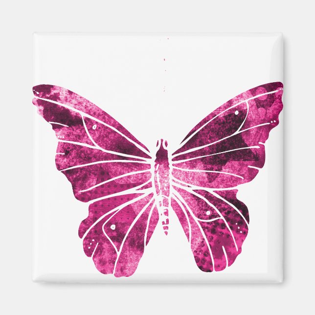 Íman Manteiga-rosa-Clippart Cute-Asas-Voadoras Natureza (Frente)