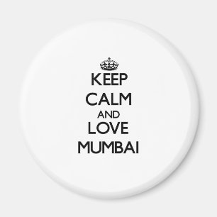 Íman Mantenha a calma e ame Mumbai