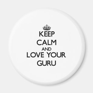 Íman Mantenha a calma e ame seu Guru