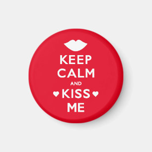 Íman Mantenha a calma e beije-me