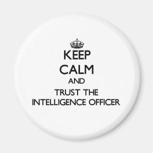 Íman Mantenha a calma e confie o oficial dos serviços