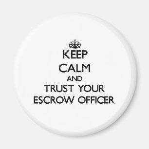 Íman Mantenha a calma e confie seu oficial do