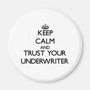 Íman Mantenha a calma e confie seu segurador