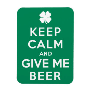 Íman Mantenha a calma e dê-me a cerveja