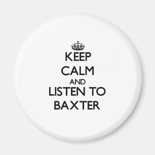 Íman Mantenha a calma e escute Baxter