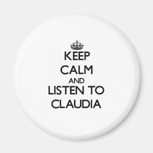 Íman Mantenha a calma e escute Claudia