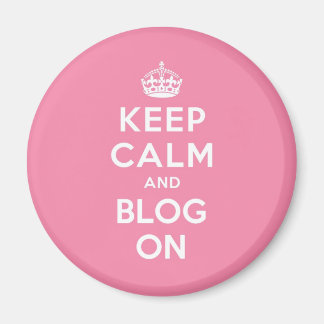 Íman Mantenha a calma e faça o blog