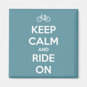 Íman Mantenha a calma e monte-a no azul