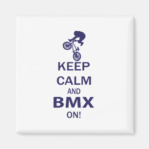 Íman Mantenha a calma e o BMX ligado