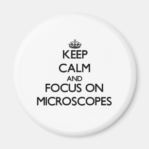 Íman Mantenha a calma e o foco em microscópios