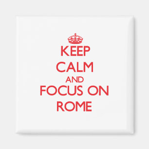 Íman Mantenha a calma e o foco em Roma