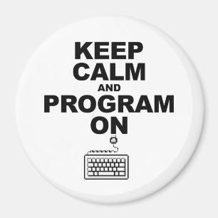 Íman Mantenha a calma e o programa sobre