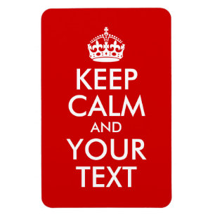 Íman Mantenha a calma e o seu texto