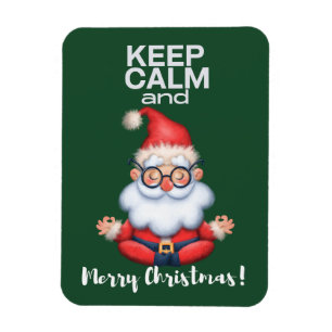 Íman Mantenha a Calma e um Feliz Natal