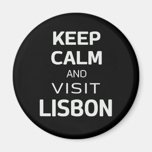 Íman Mantenha a calma e visite Lisboa