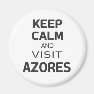 Íman Mantenha a calma e visite os Açores