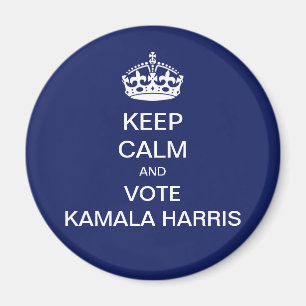 Íman Mantenha a calma e vote Kamala Harris