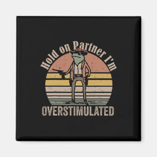 Íman Mantenha A Impressão De Sapo De Cowboy Com Oversti