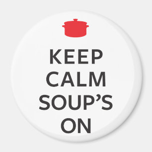 Íman Mantenha a sopa calma sobre