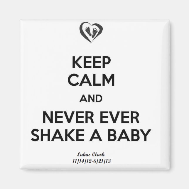 Íman Mantenha calma (Frente)