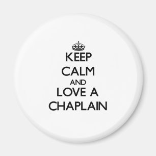 Íman Mantenha calma e ame um Chaplain
