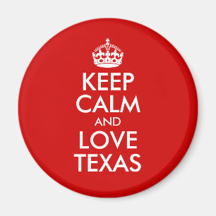 Íman Mantenha Calma e Amor no Texas