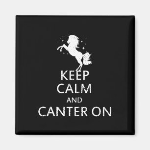 Íman Mantenha Calma E Cantor Na Cabeça De Cavalo Andand