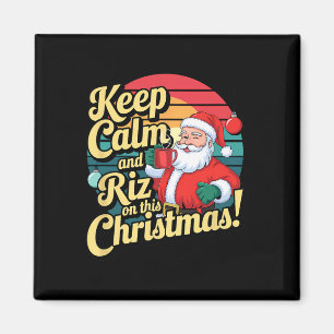 Íman Mantenha Calma E Riz Neste Natal Com Papais noeis 